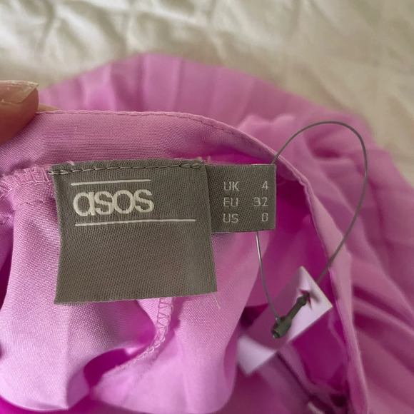 ASOS pink pleated midi skirt - Picture 9 of 12
